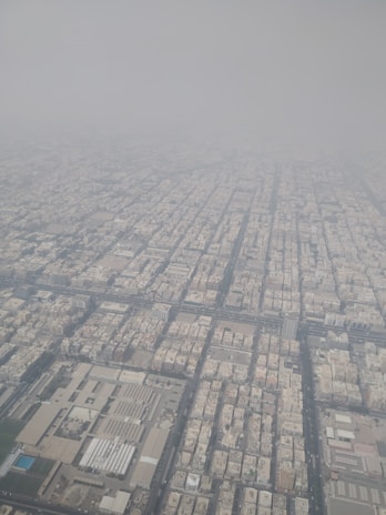 A spatial analysis heatmap illustrating population density across a metropolitan area.