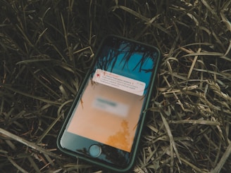 A notification alert on a smartphone showing new exam updates and deadlines.