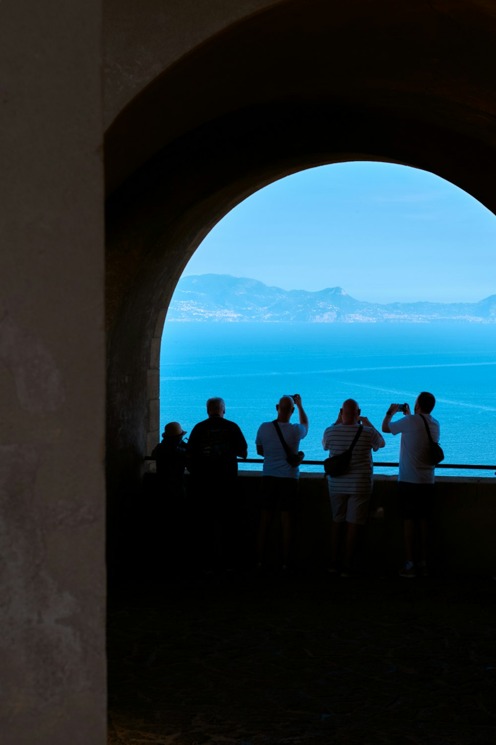 a group of people standing next to each other