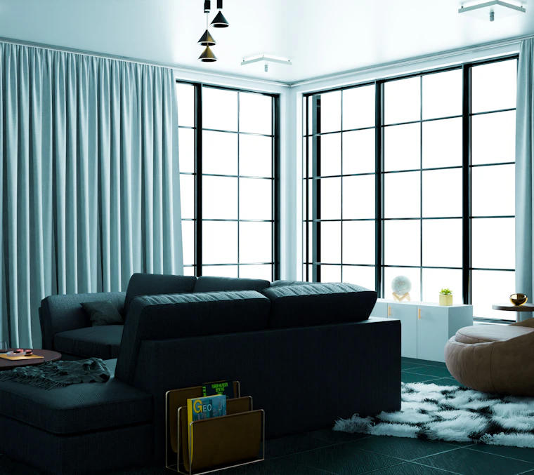 Added family room with big windows