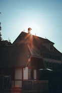Warm golden hour photo of a family enjoying their home in Casas Altozano.