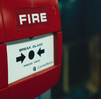 a close up of a red fire hydrant