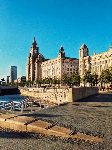 Liverpool's iconic waterfront and the Three Graces