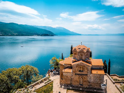 The church of St John at Kaneo above the lake — Ohrid, North Macedonia