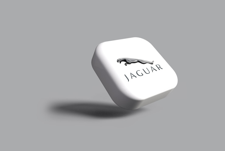 Jaguar icon in 3D. My 3D work may be seen in the section titled "3D Render."