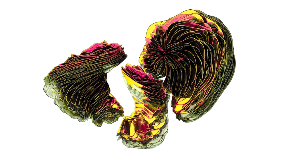 a computer generated image of a pair of shoes
