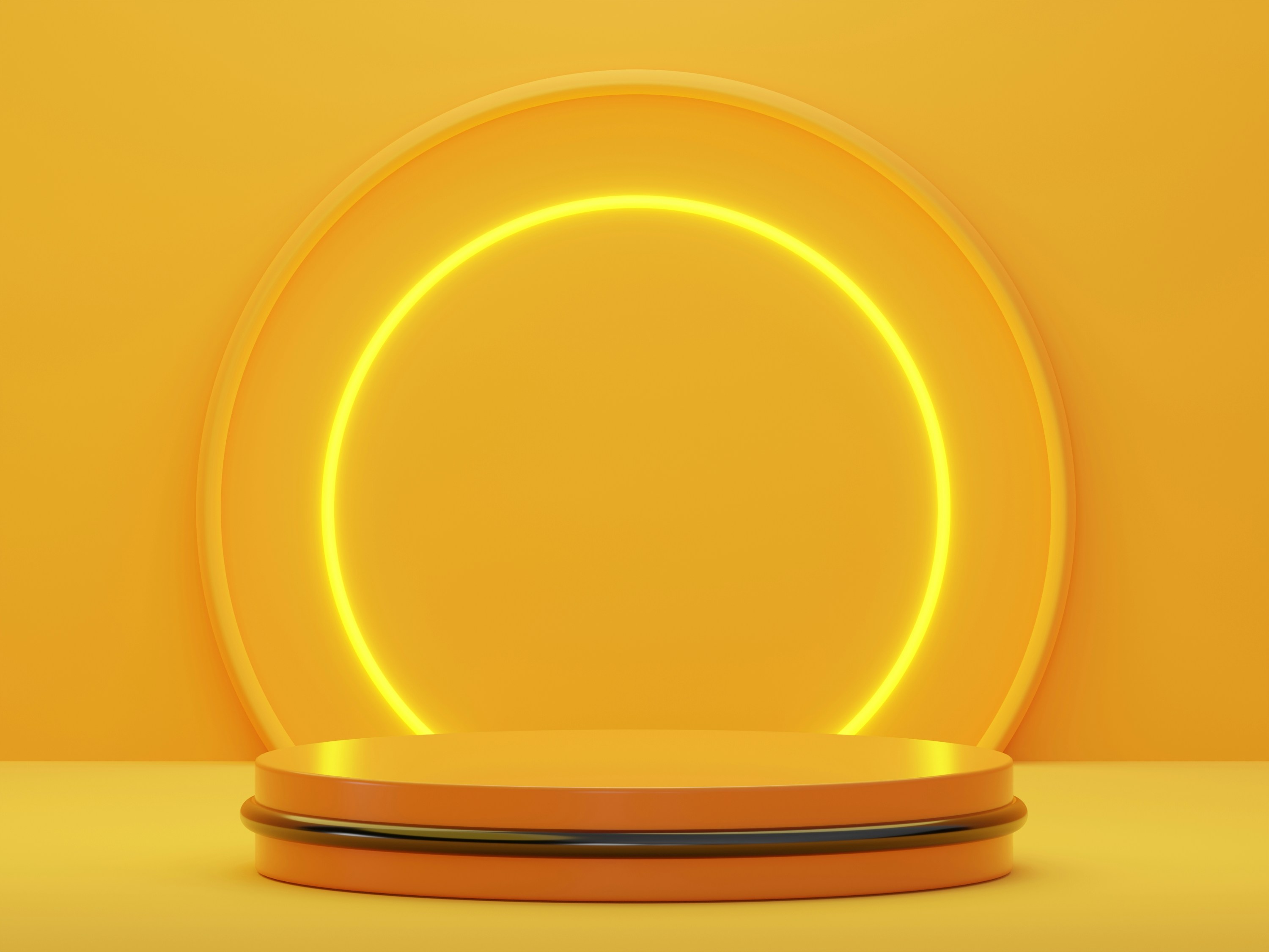 a yellow plate sitting on top of a table