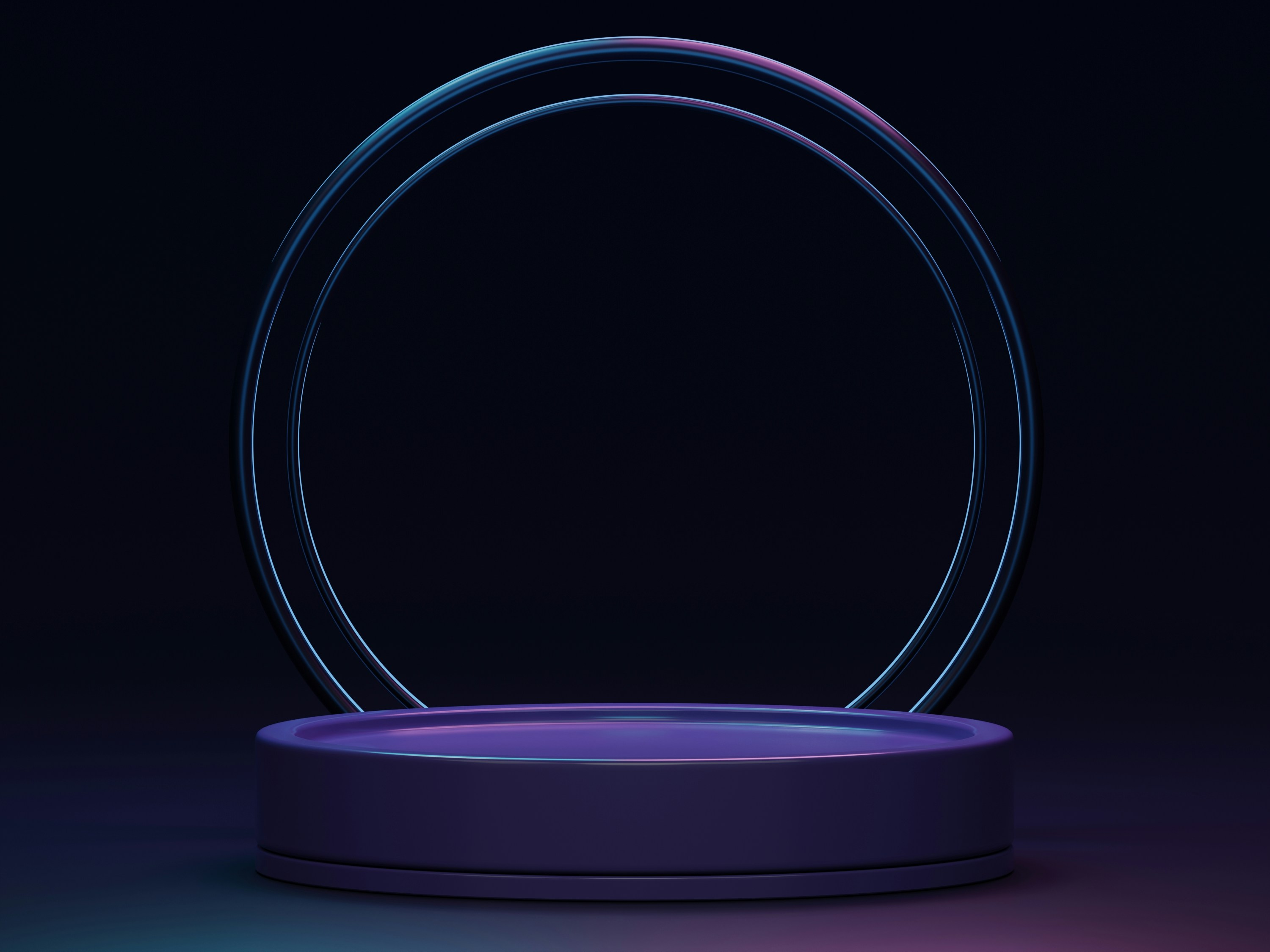 Product Photography on Office Table Backdrop 3d Render