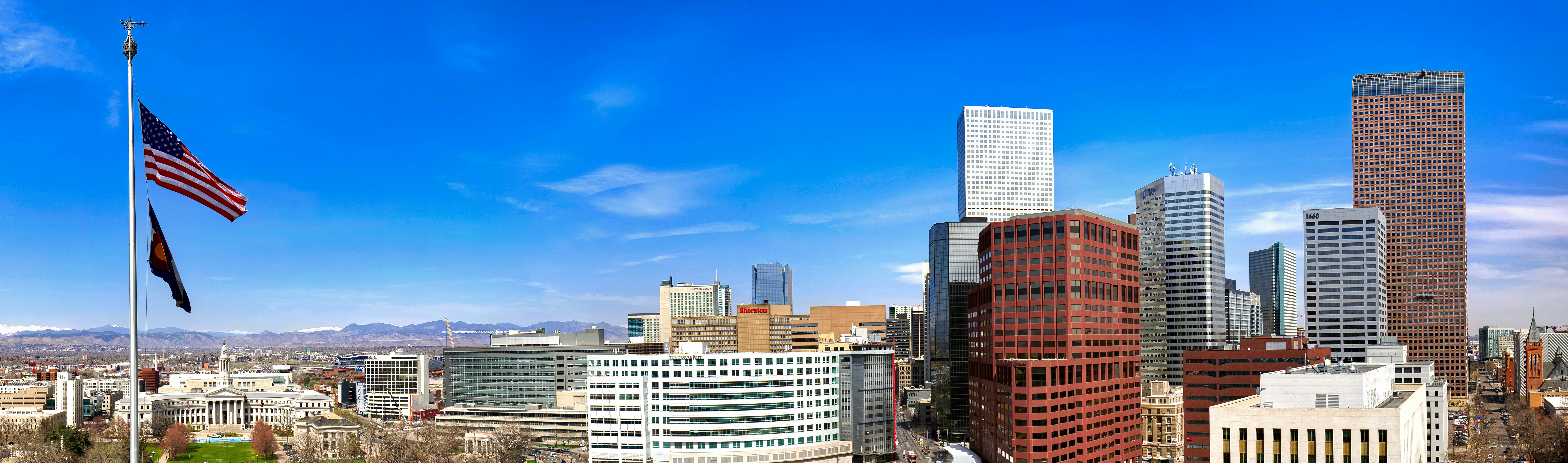 a city with a lot of tall buildings