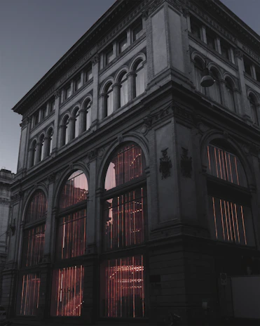 a tall building with a lot of windows