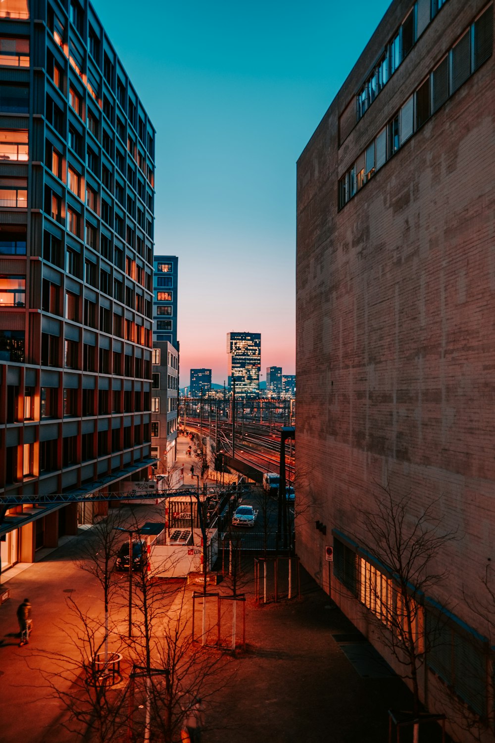 a couple of buildings that are next to each other