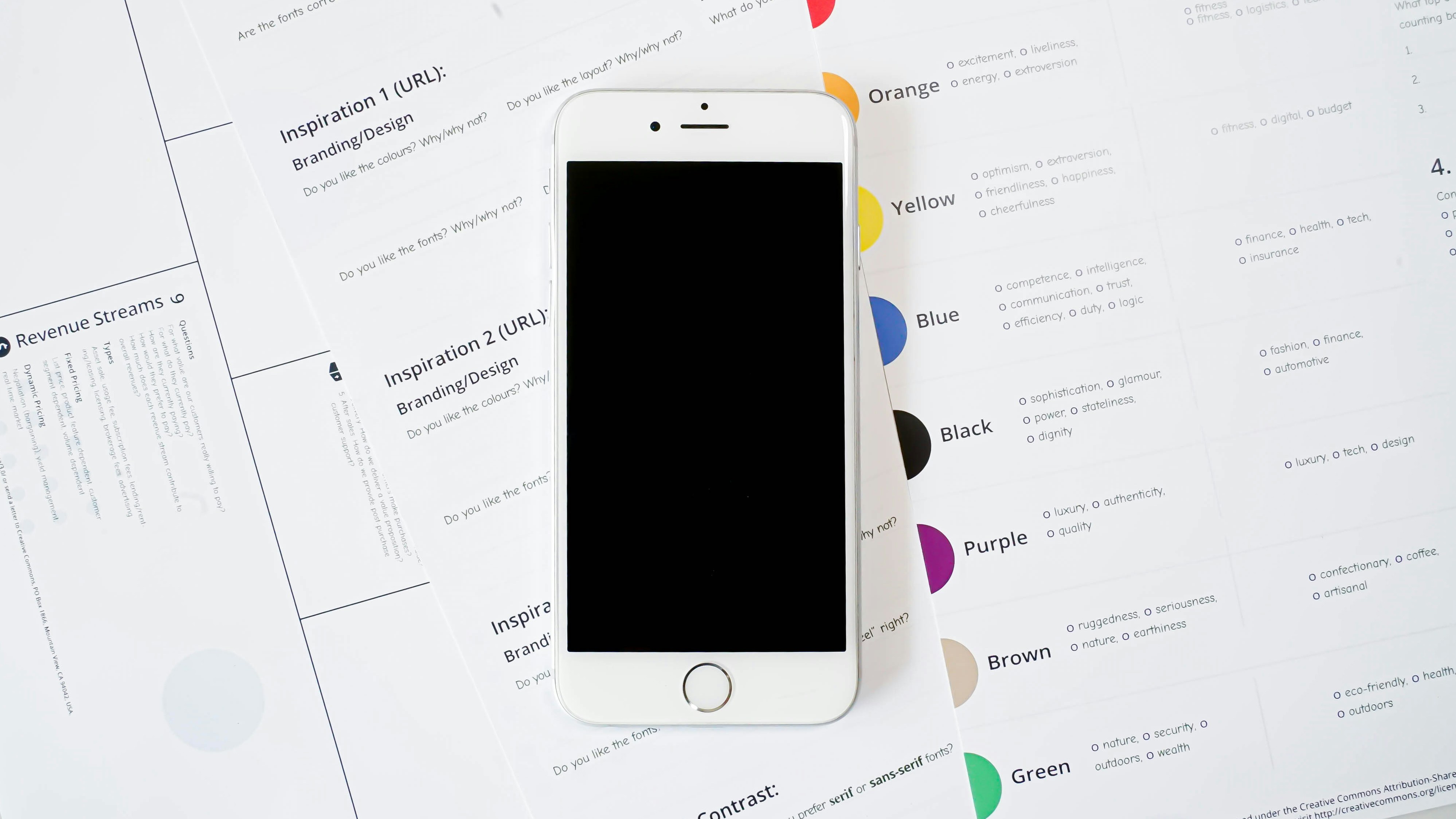 a white iphone sitting on top of a table