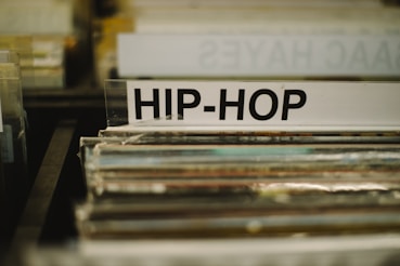 A stack of hip hop records - where it all began for me.