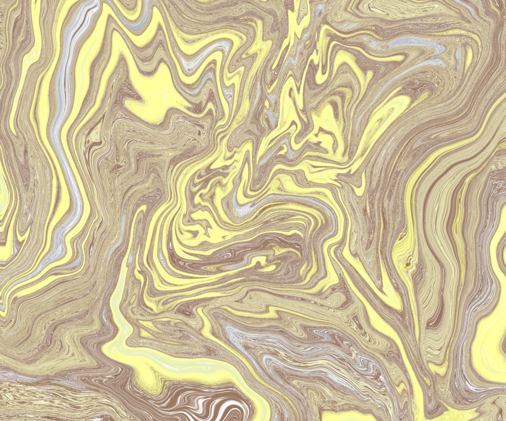 ein gelber und brauner Marmorhintergrund