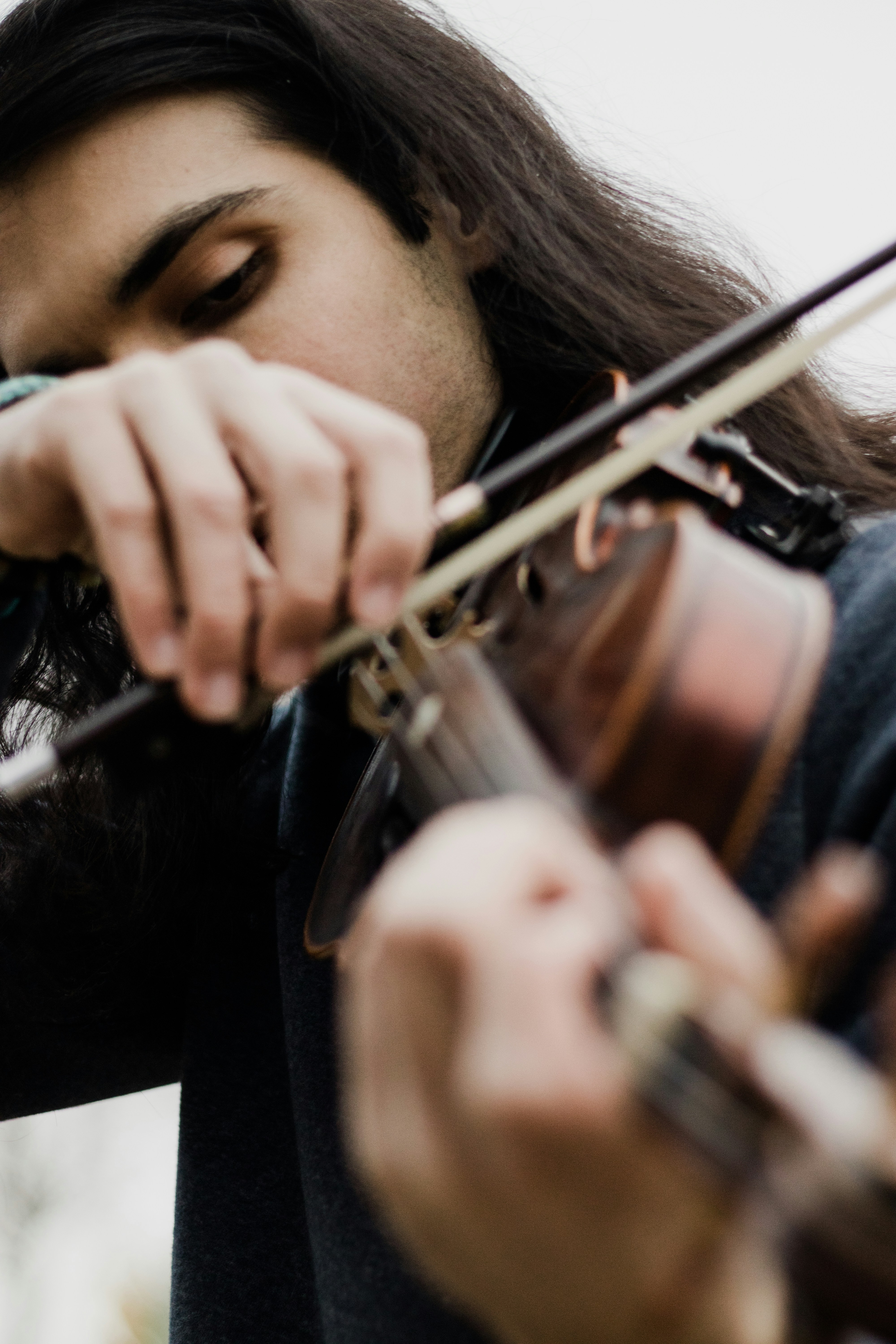 Musician playing violin