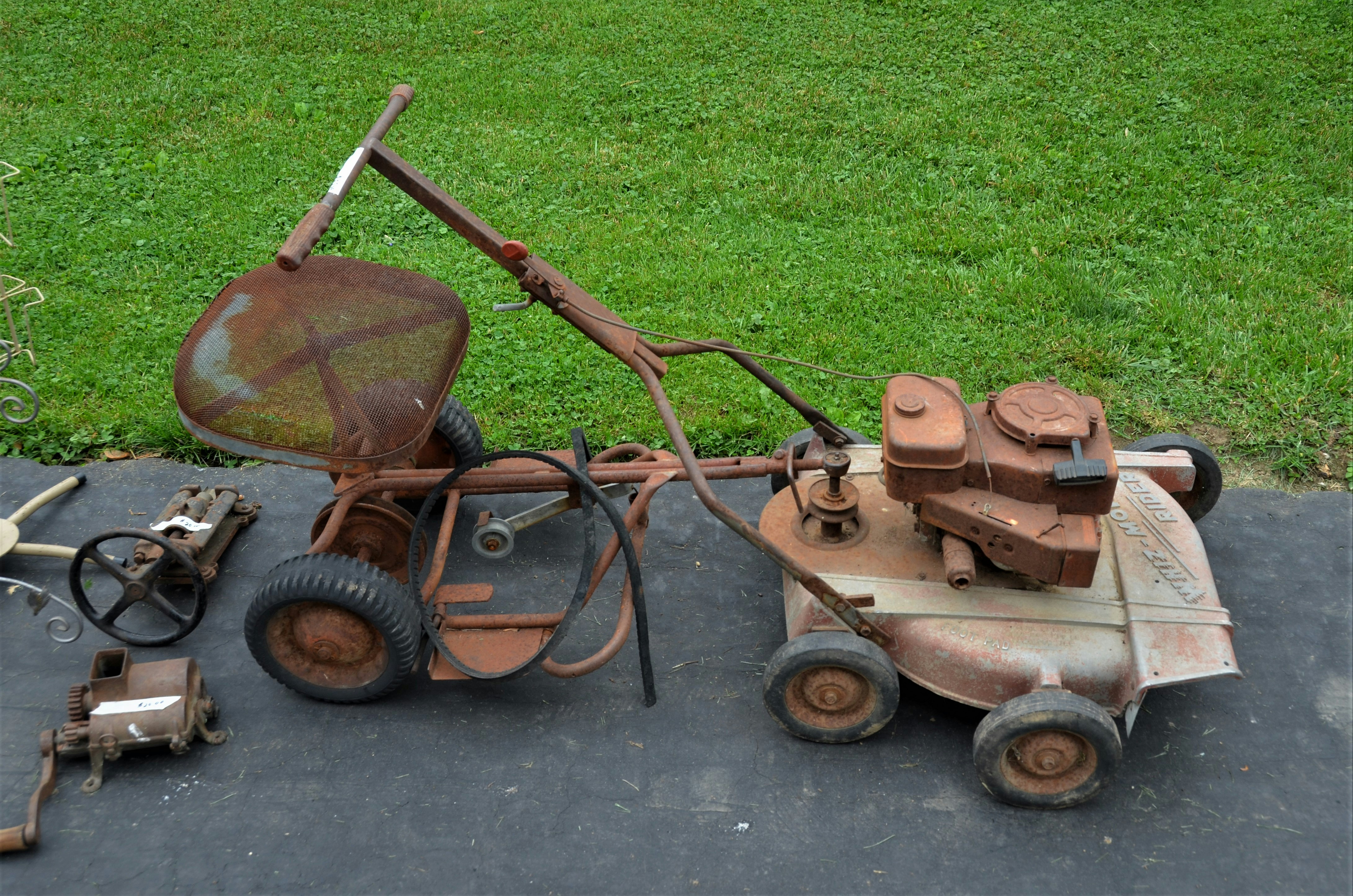 broken lawn mower