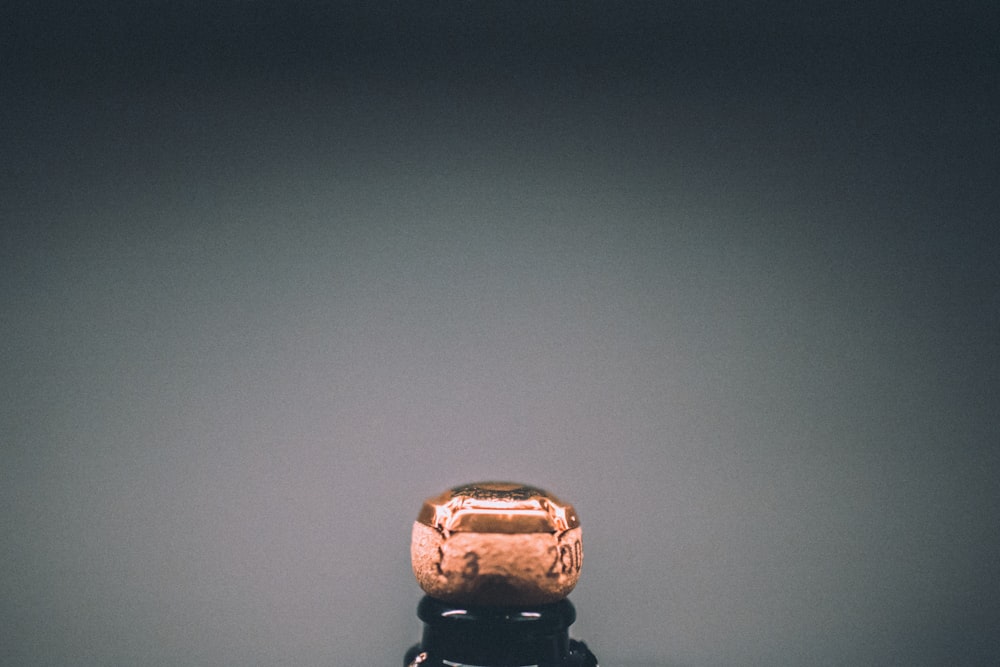 a bottle of wine sitting on top of a table