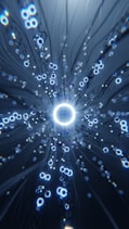 a computer generated image of a circular object