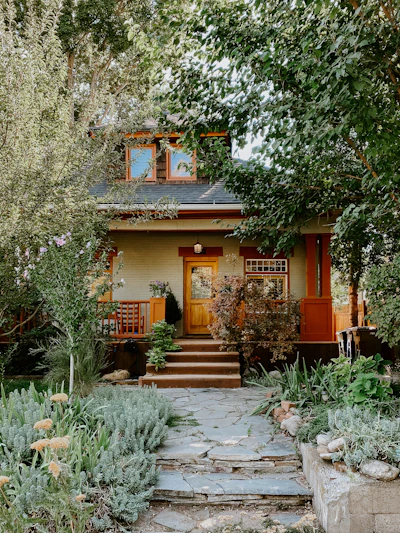 Placeholder photo of a rustic cabin exterior