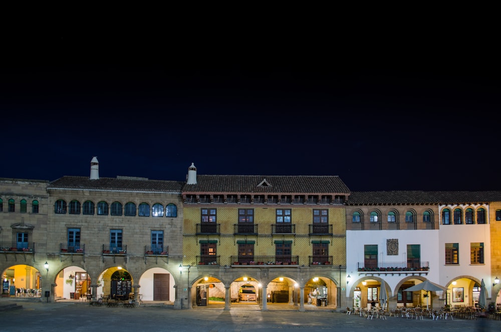 a group of buildings that are next to each other