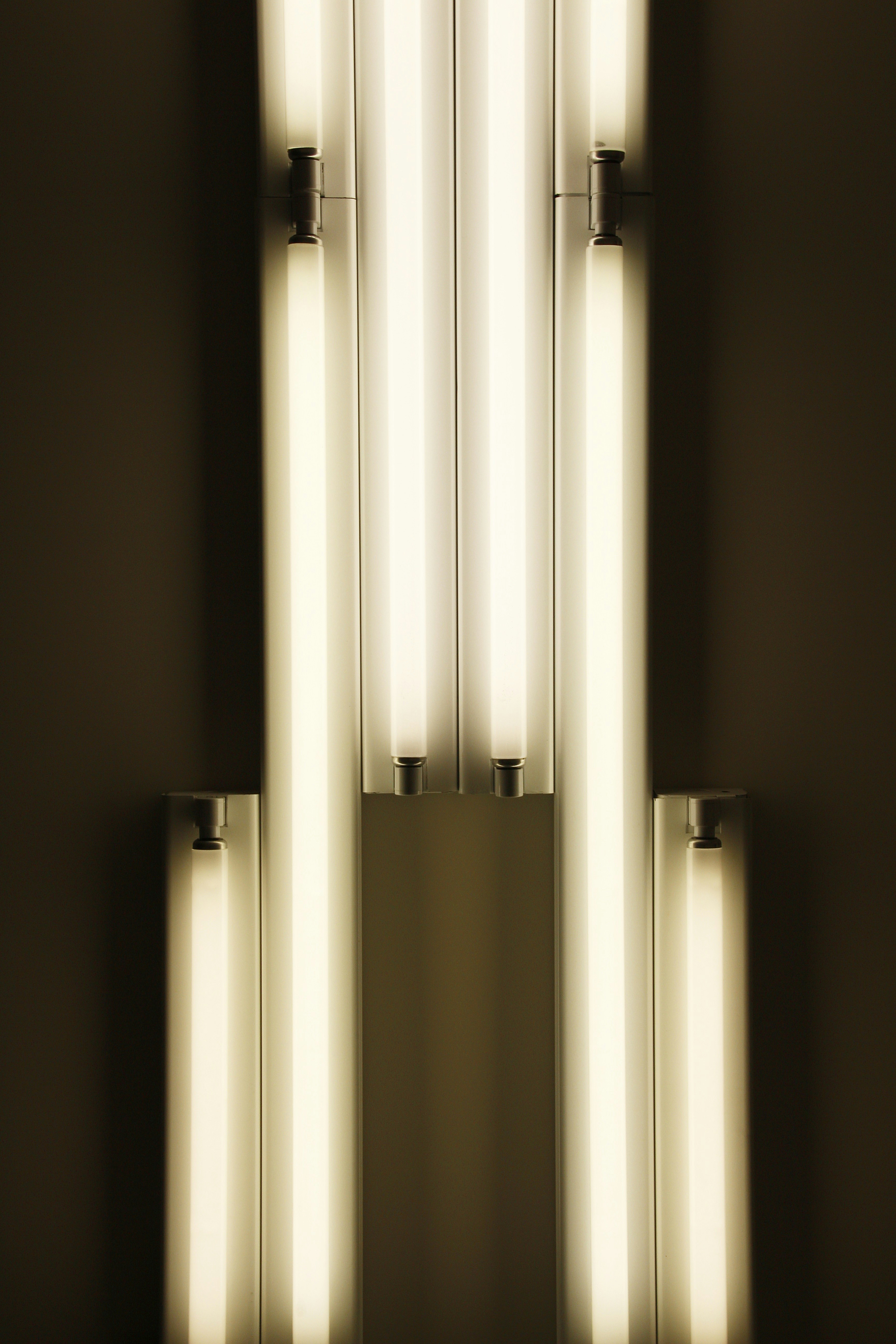 LED strip lights used in a modern living room