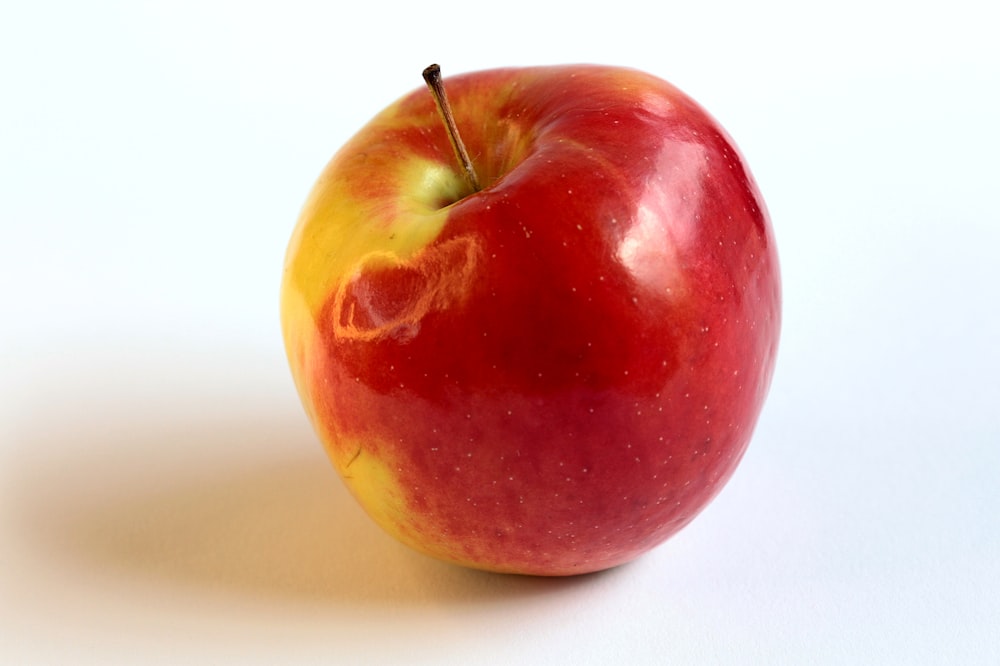 an apple with a bite taken out of it
