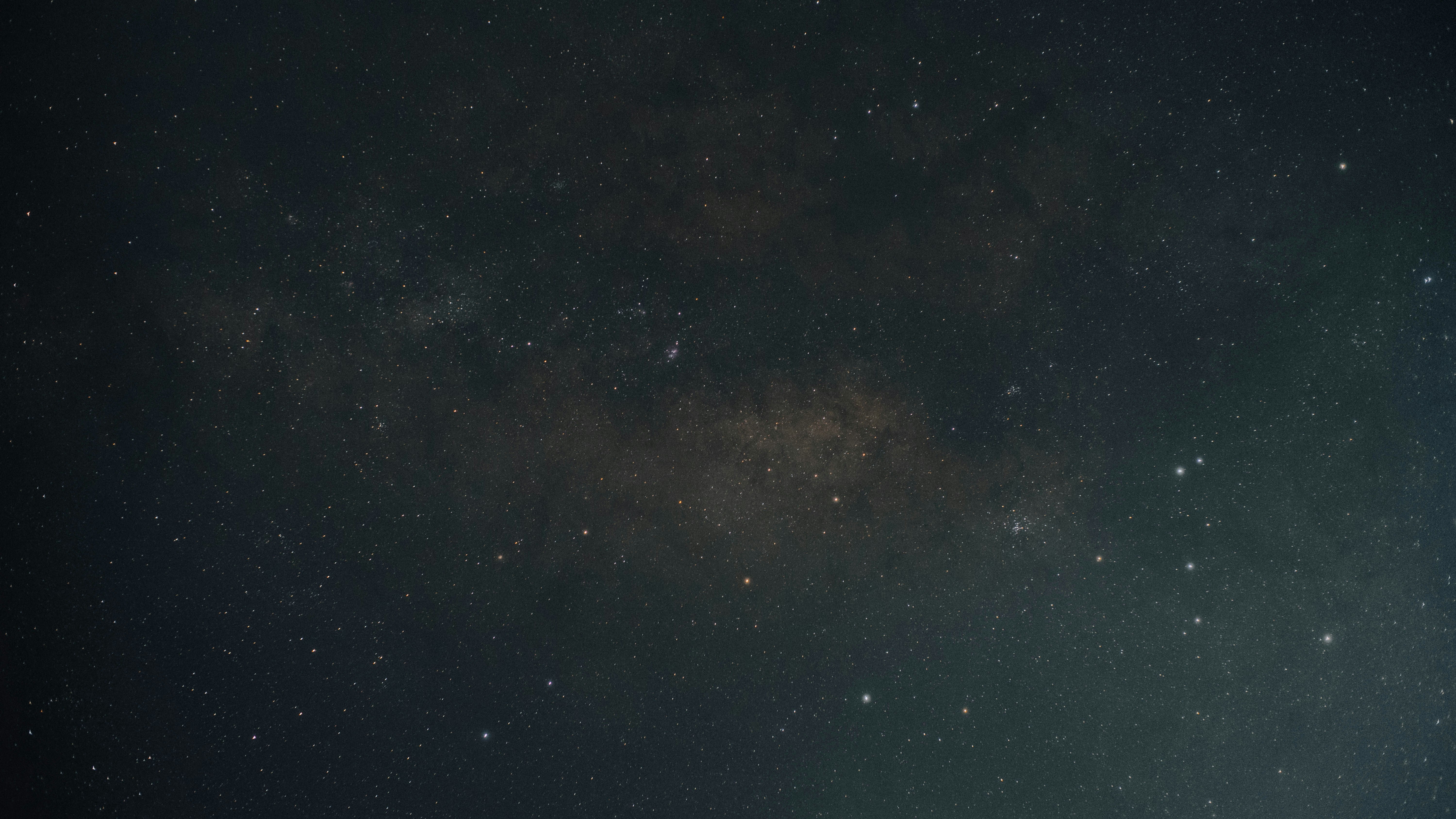 the night sky is filled with stars