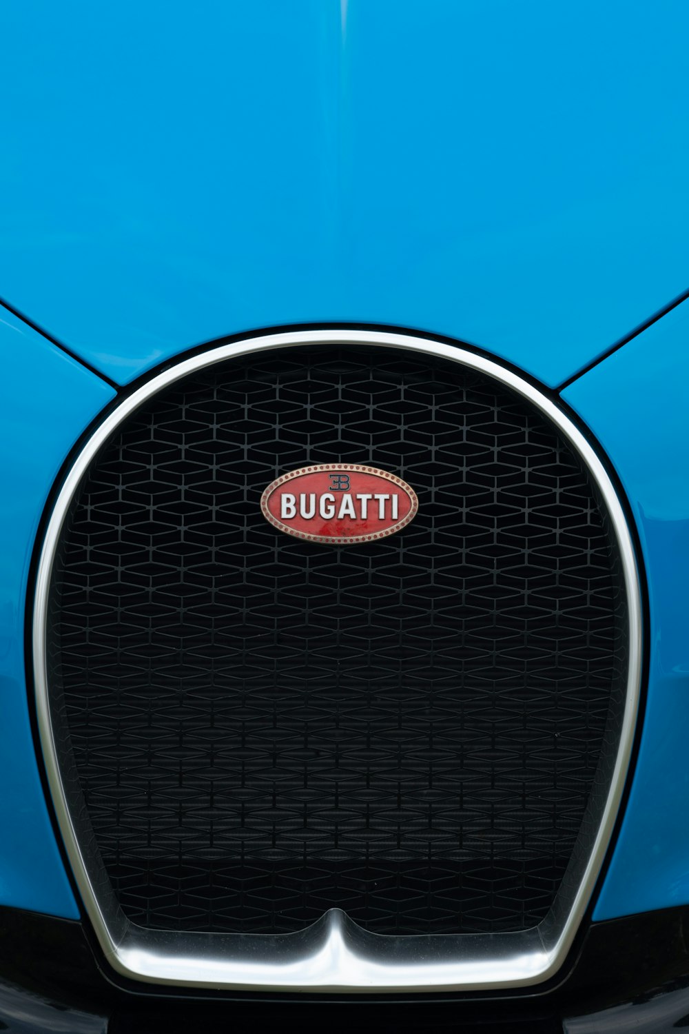 the front of a bugatti bugatti car