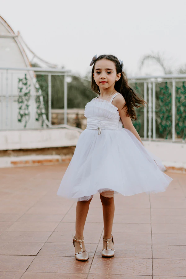 Robe de fête blanc