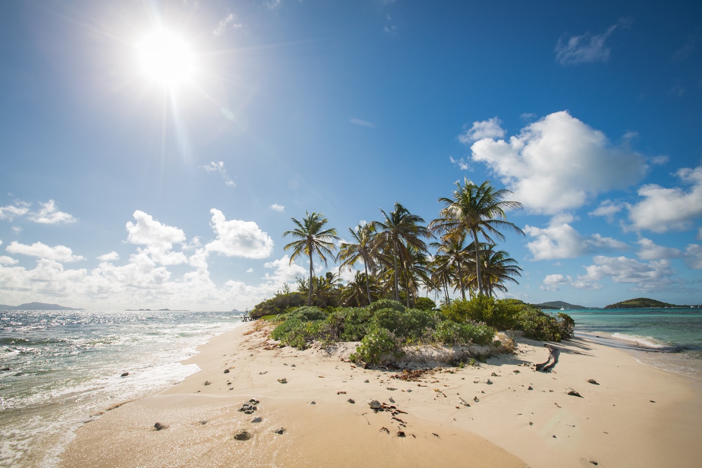 Scenic view of Saint Vincent and the Grenadines coastline