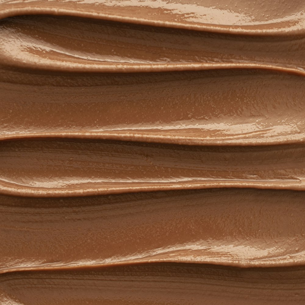 a close up of a chocolate colored liquid