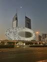 a picture of a large building with a lot of writing on it