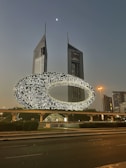 a picture of a large building with a lot of writing on it