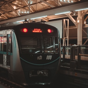 a train that is sitting on the tracks