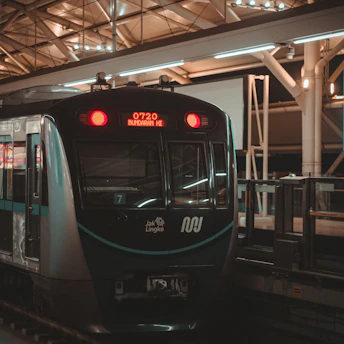 a train that is sitting on the tracks
