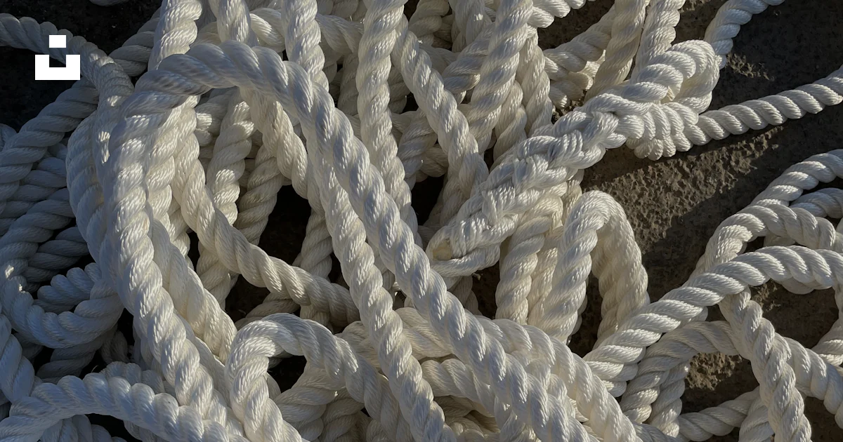 White Ropes Images A bunch of white ropes laying on the ground photo – Free Image on Unsplash