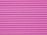 Horizontal pink blinds or slats cover the entire frame, creating a pattern of alternating light and shadow.