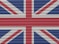 the british flag is painted on a garage door