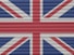 the british flag is painted on a garage door