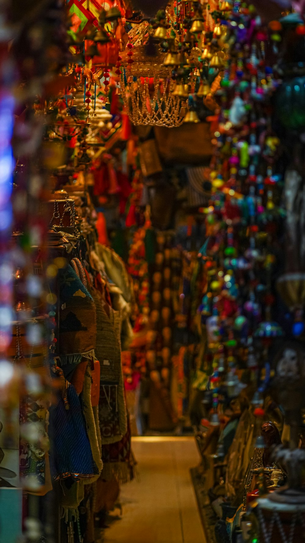 a store filled with lots of colorful items