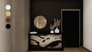 An elegant wall decor piece that adds a modern touch to any space.