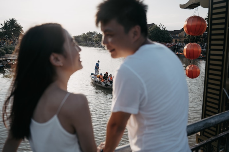 Couple by Kaohsiung seaside