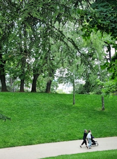 Lush green landscaped garden area within the Sattva Parel community, perfect for family strolls