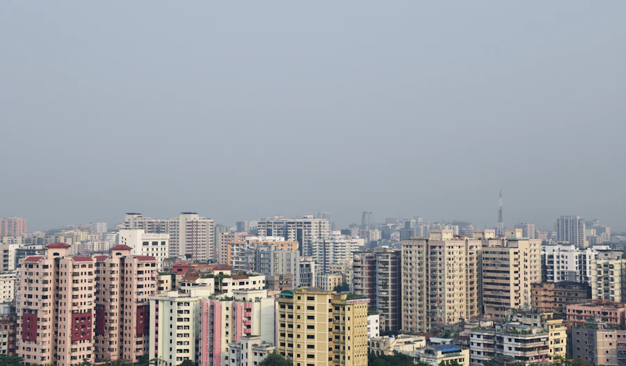 Dhaka skyline