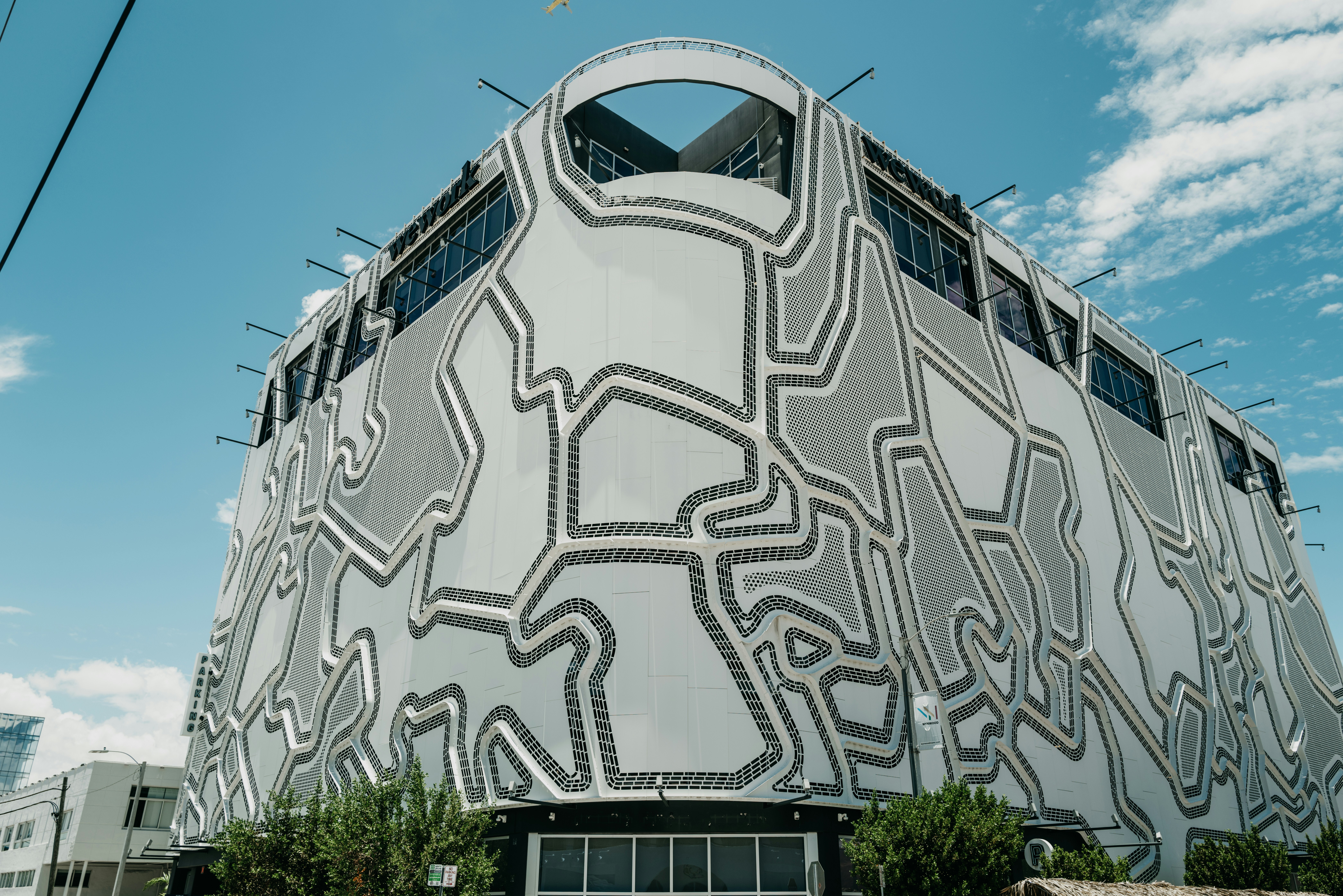 a close up of a tower