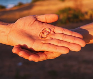 a couple of people that are holding hands