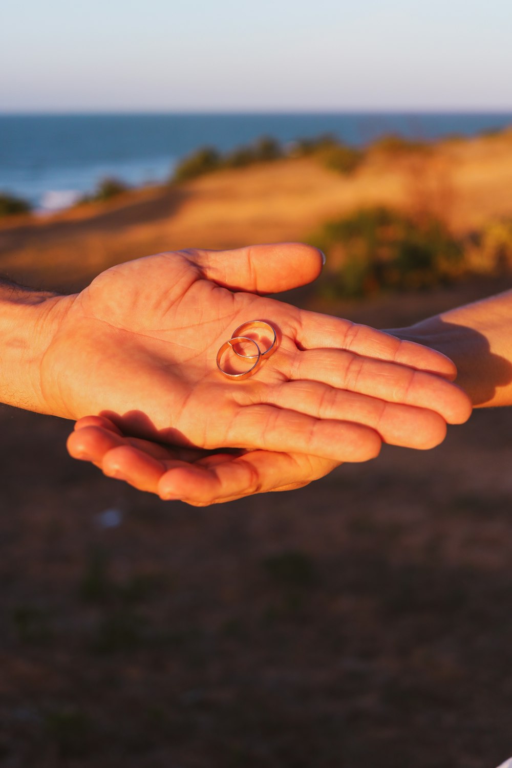 a couple of people that are holding hands