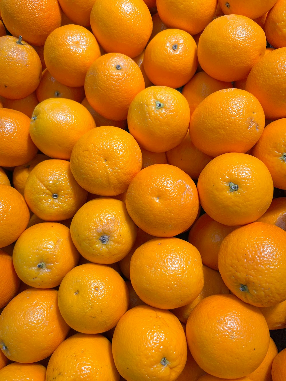 a pile of oranges sitting next to each other