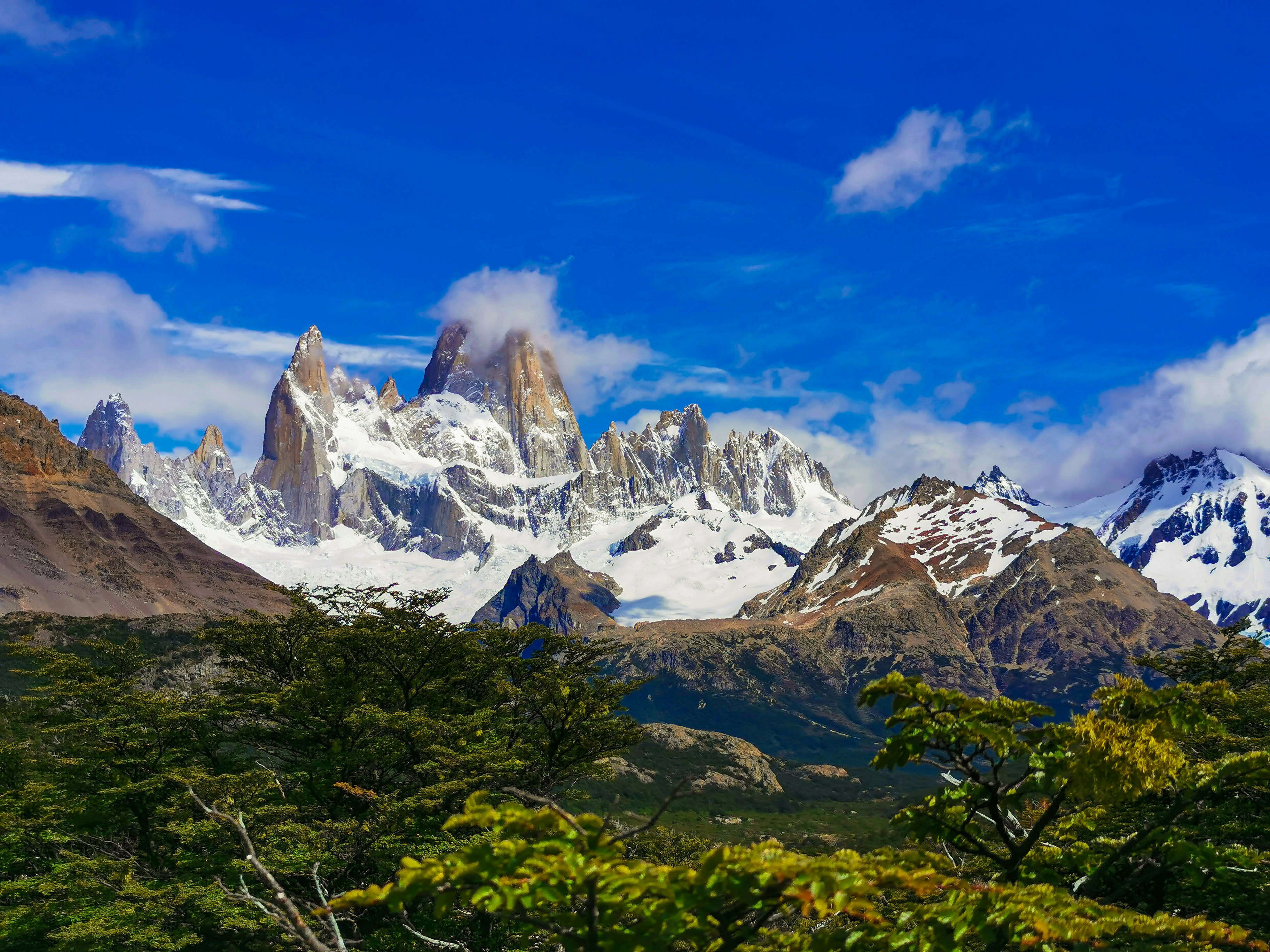 Le Fitz Roy sous les nuages