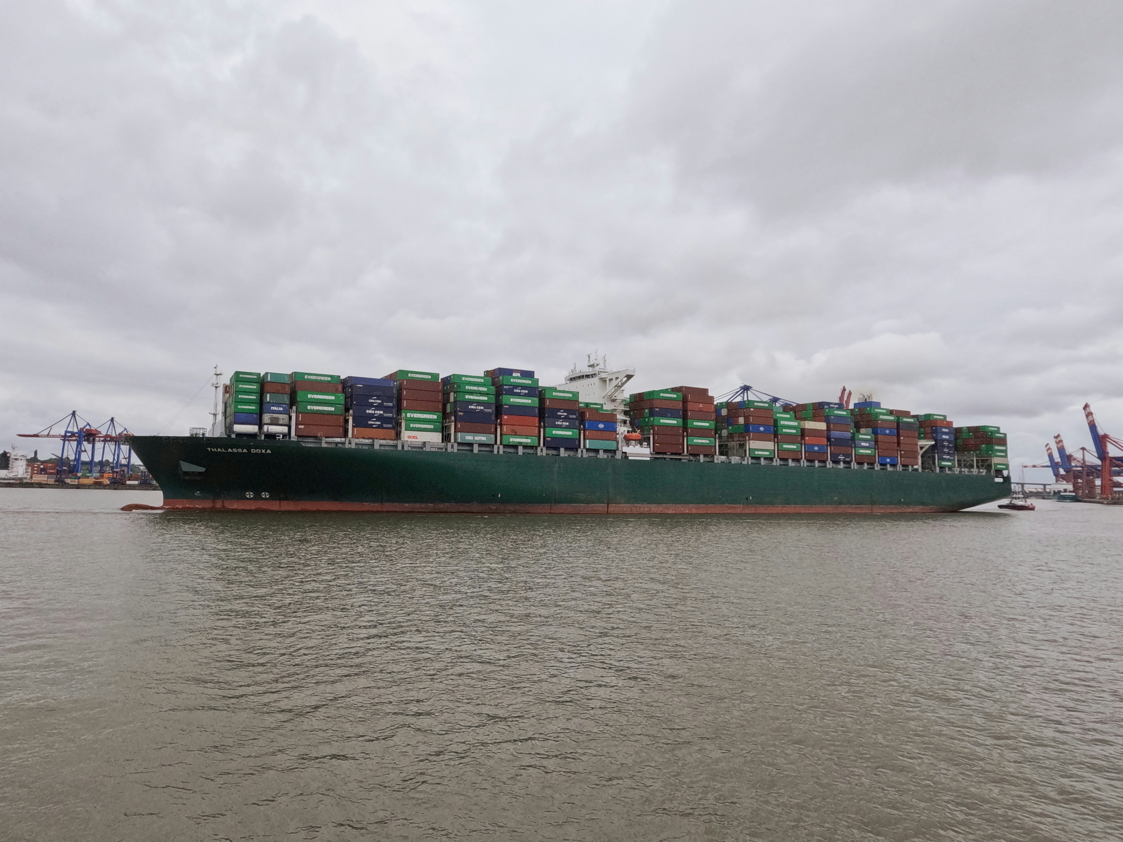 The Dali container ship involved in the Key Bridge collapse